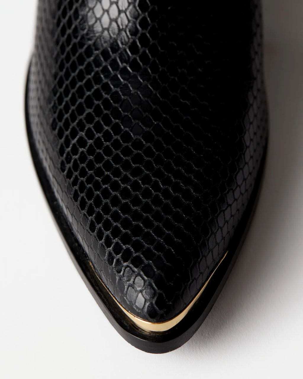 Le Seul Black Snake Embossed Nappa