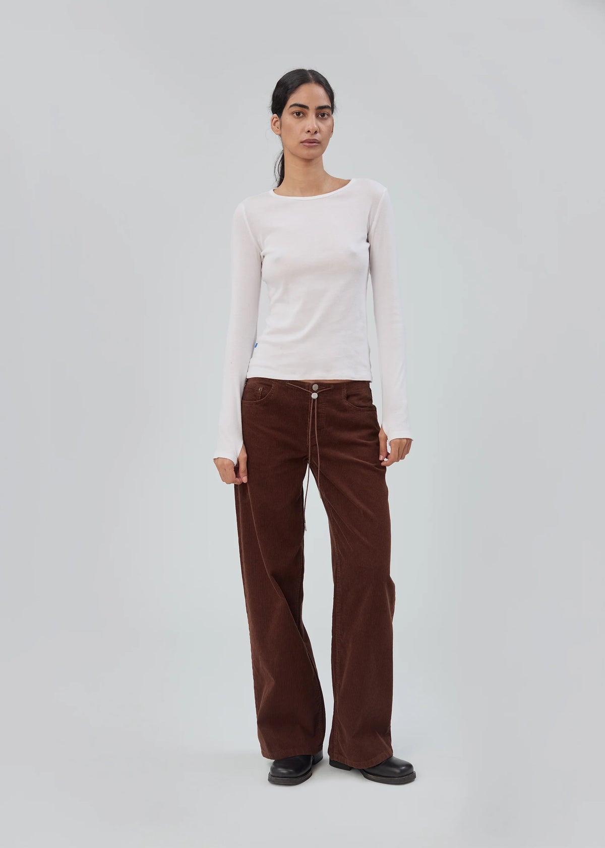Still Here Cool Jean in Chocolate Corduroy