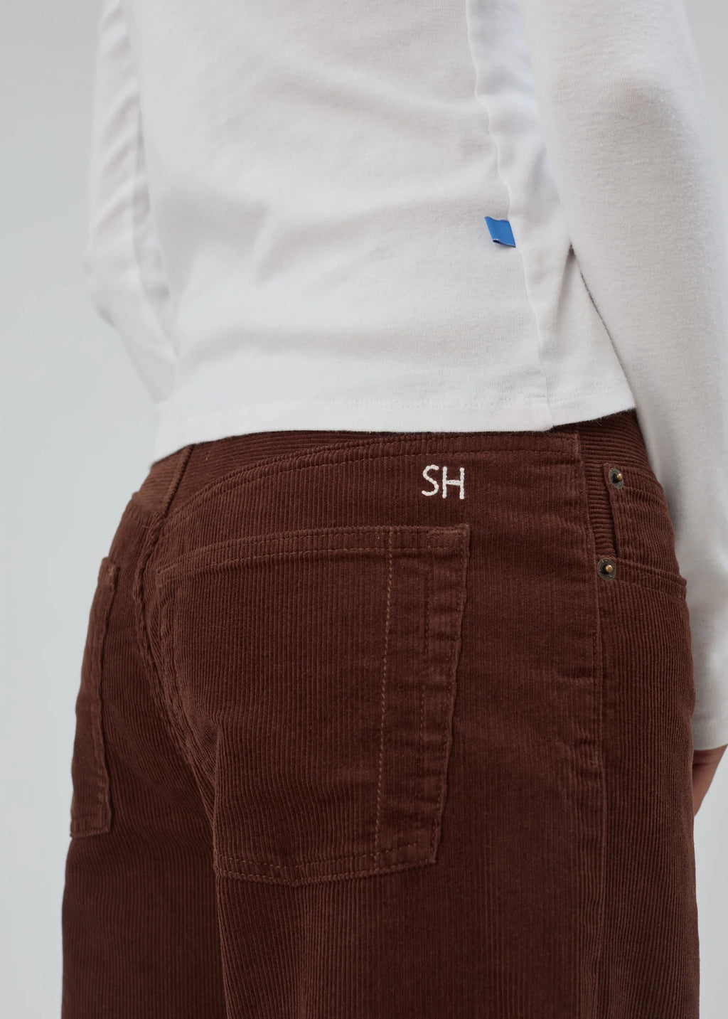 Still Here Cool Jean in Chocolate Corduroy
