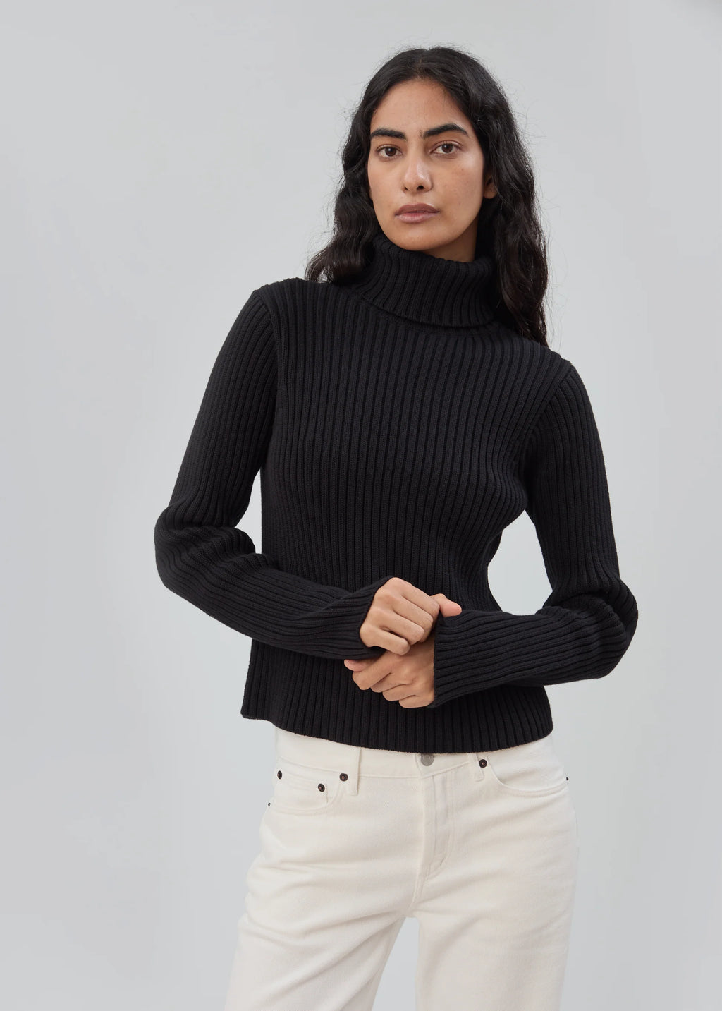 Still Here Miller Turtleneck Sweater - Black