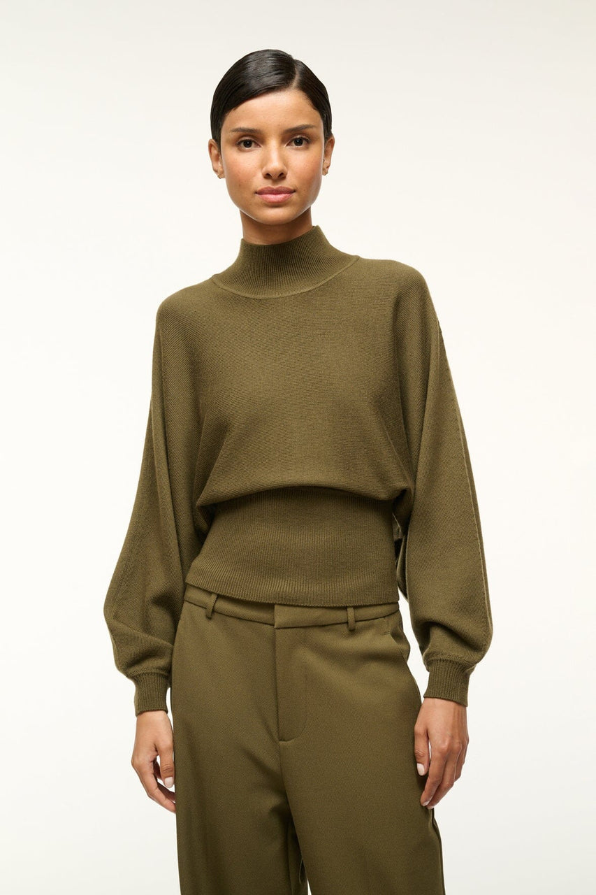 Staud Karoline Sweater Sergeant Green