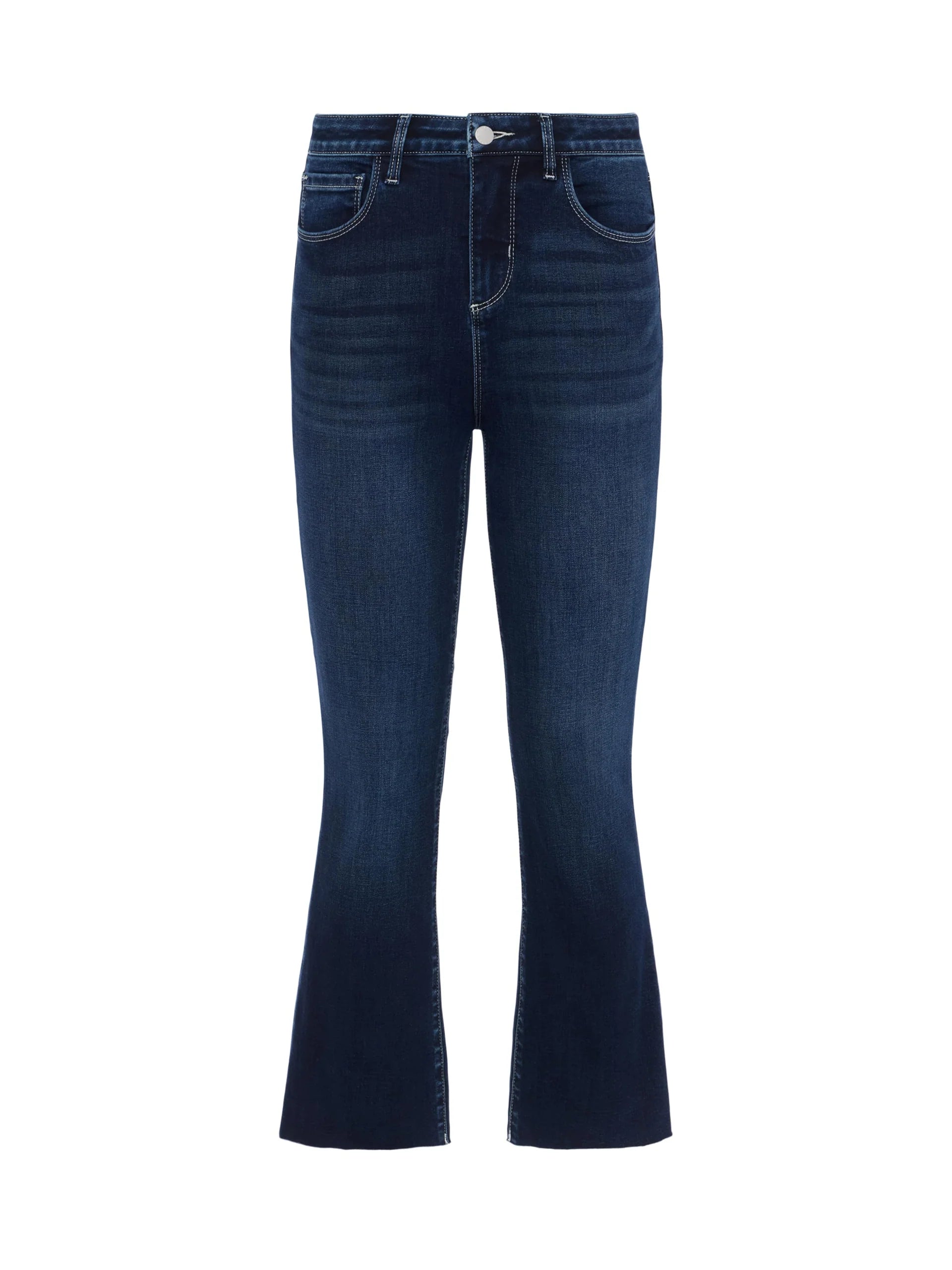 L'Agence Kendra Cropped Flare Jean - Bolton