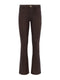 L'Agence Ruth Coated Straight-Leg Jean - Espresso Coated