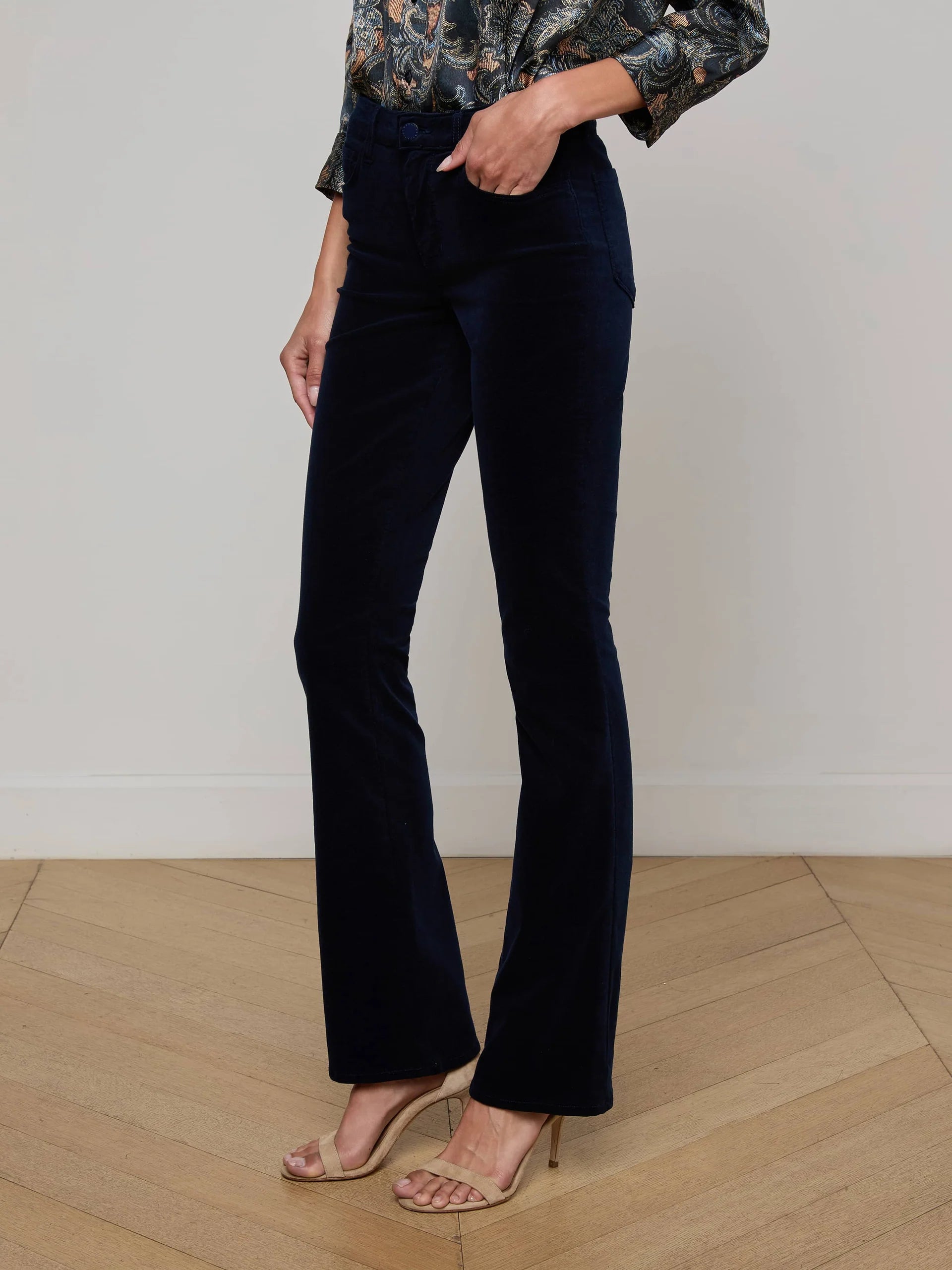 L'Agence Stevie Velvet Jean - Deep Midnight