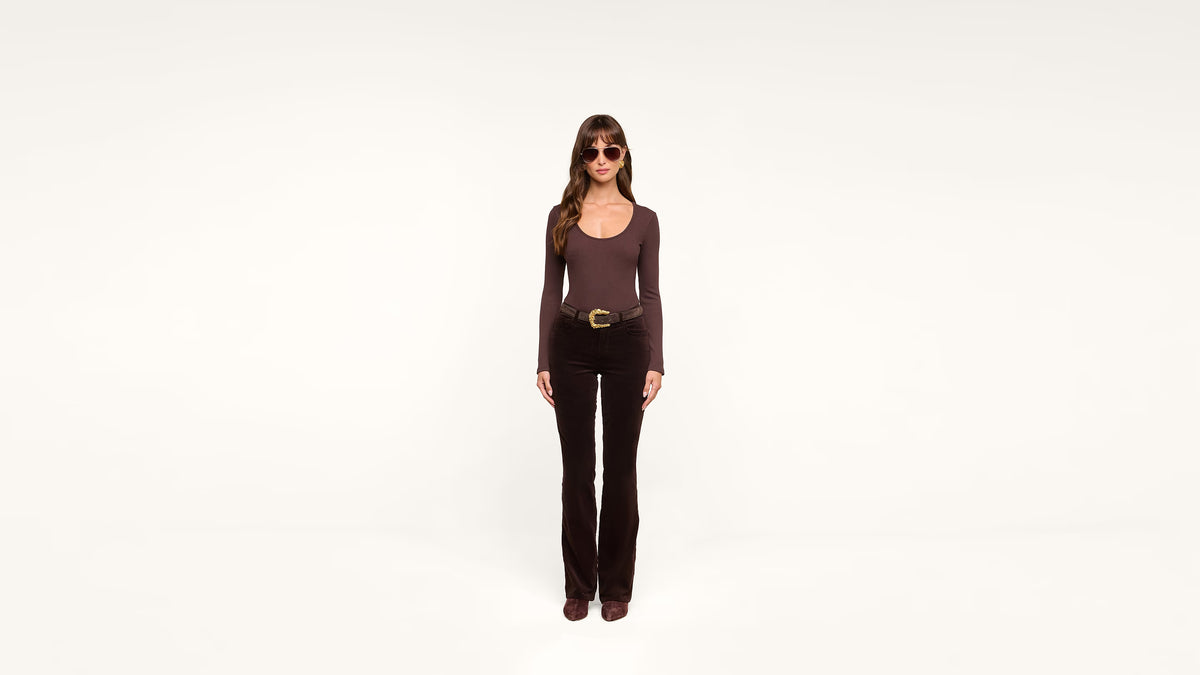 L'Agence Stevie Velvet Jean - Dark Java