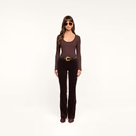L'Agence Stevie Velvet Jean - Dark Java