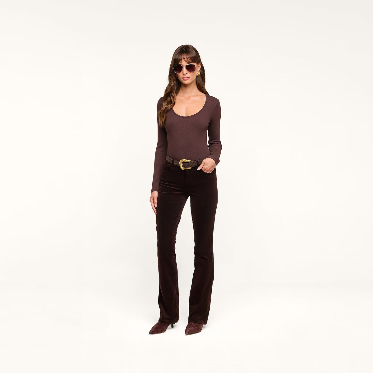 L'Agence Stevie Velvet Jean - Dark Java