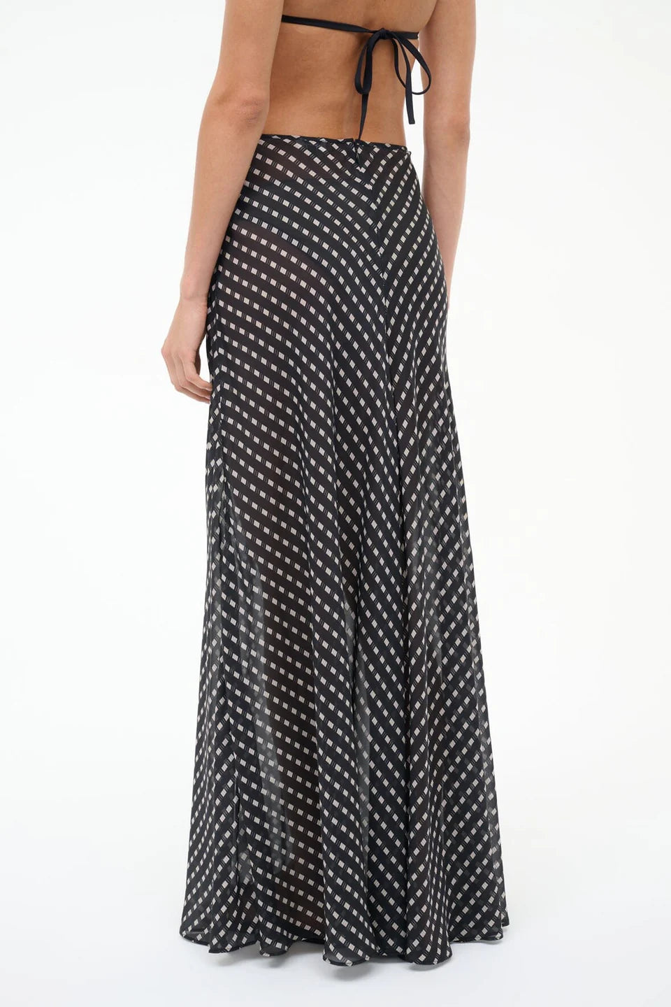 Staud Velma Skirt - Black Geo