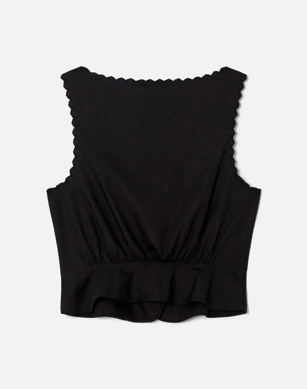 Re/Done Jerry Tank Blouse - Black