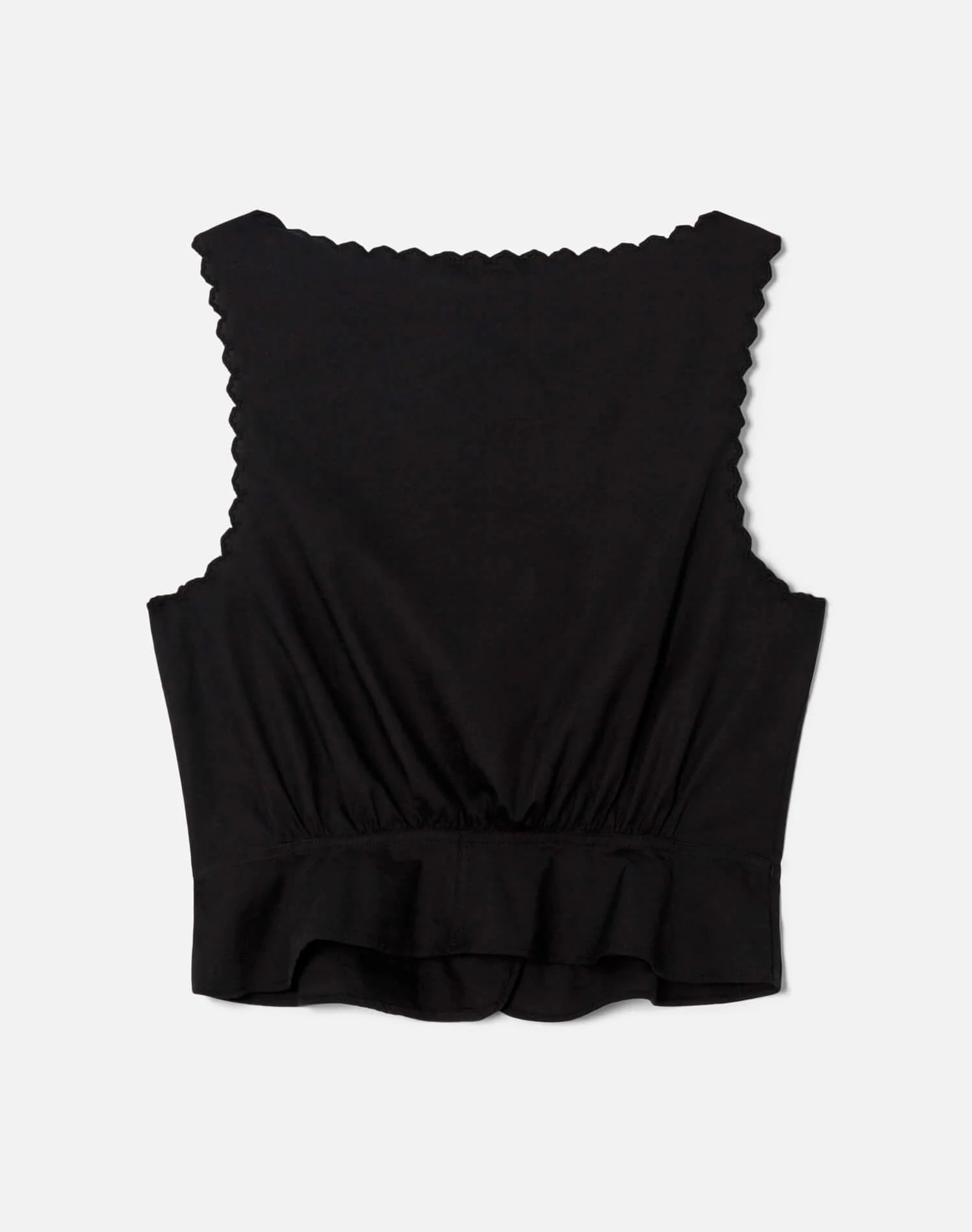 Re/Done Jerry Tank Blouse - Black
