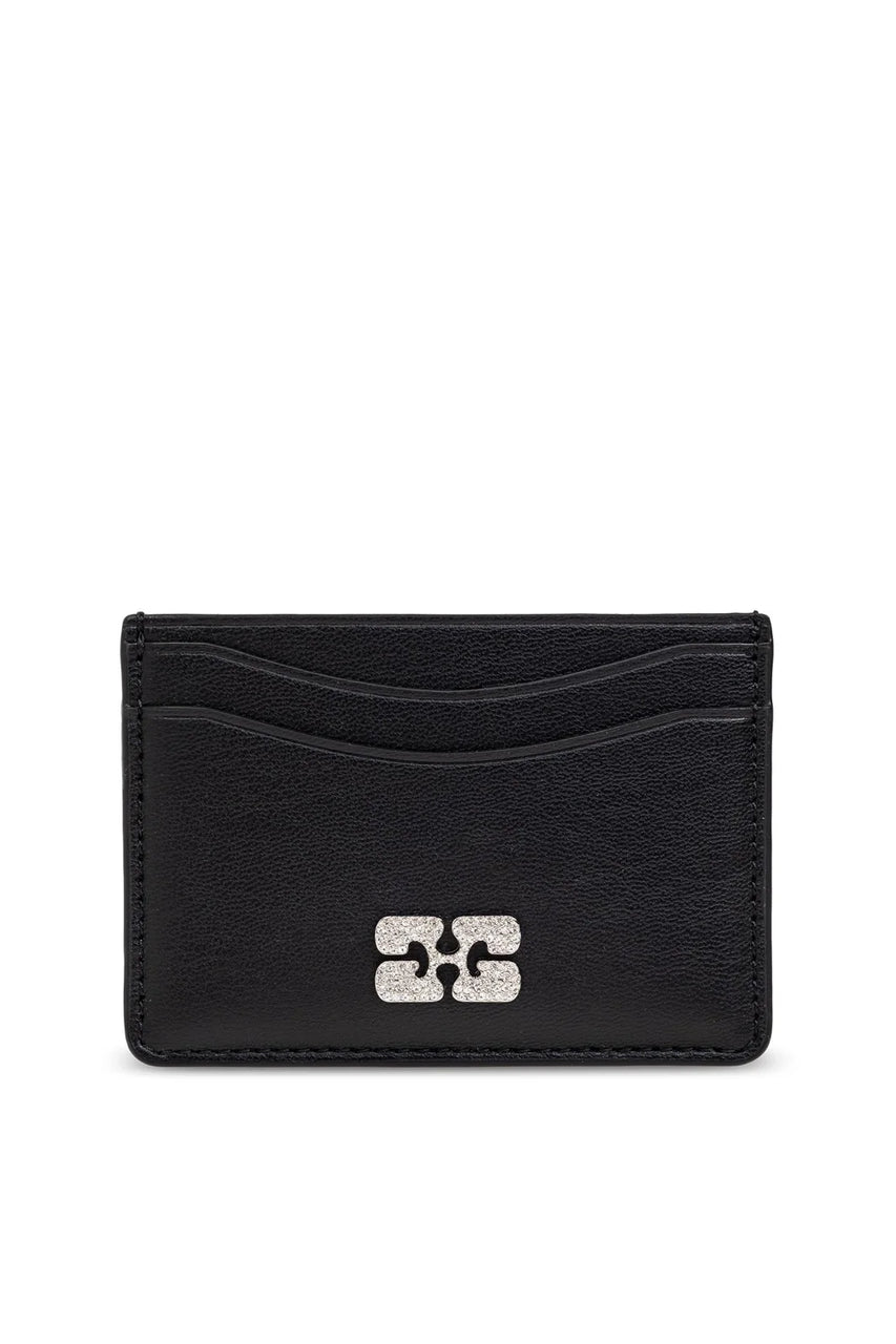 Ganni Black Bou Card Holder