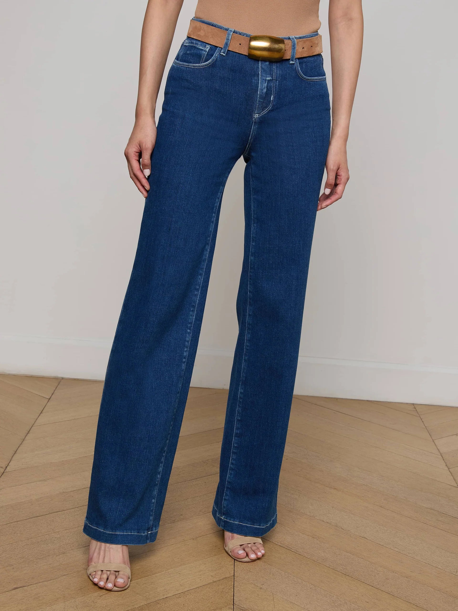 L'Agence Clayton Wide-Leg Jean - Lansing