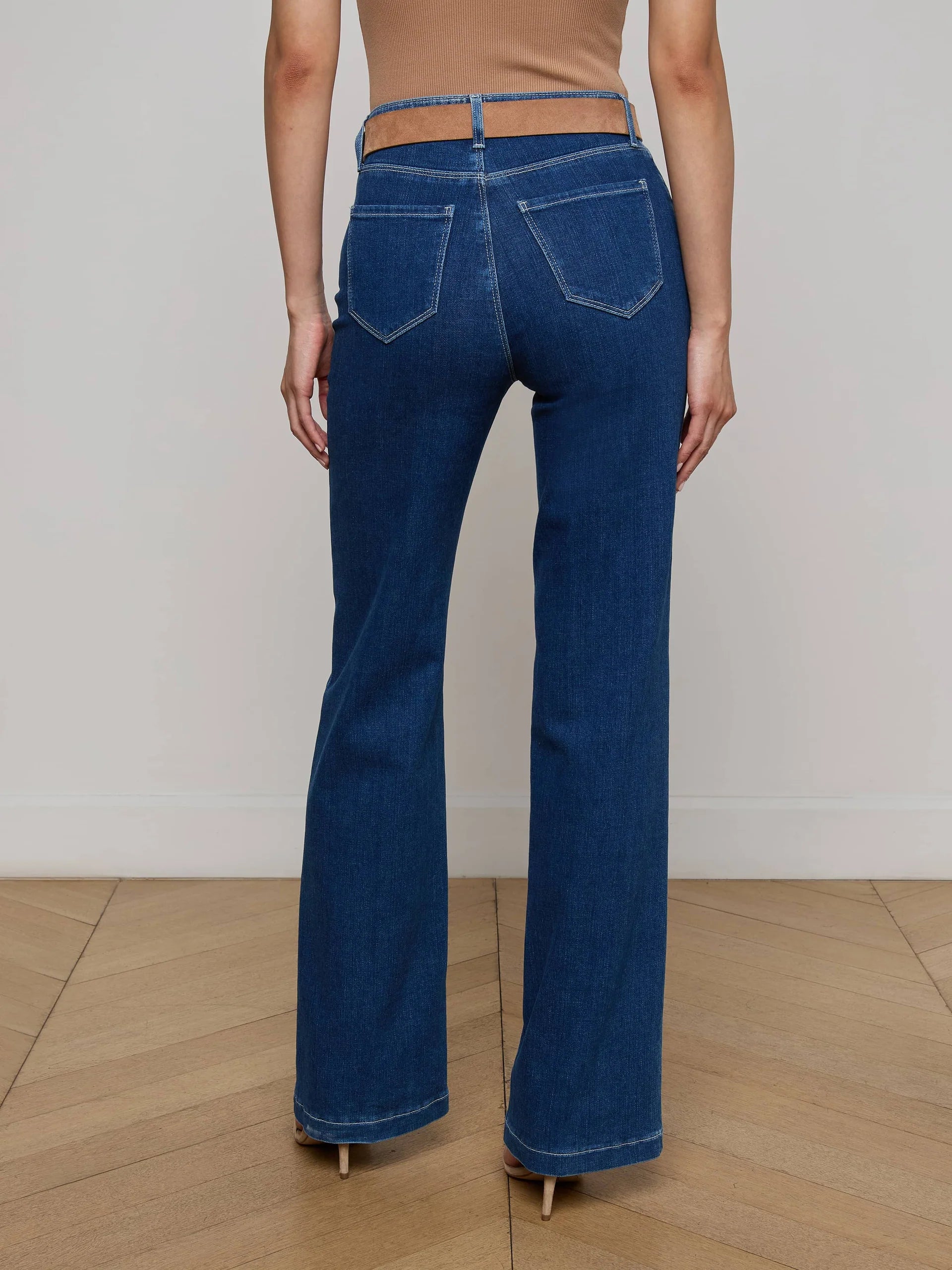 L'Agence Clayton Wide-Leg Jean - Lansing