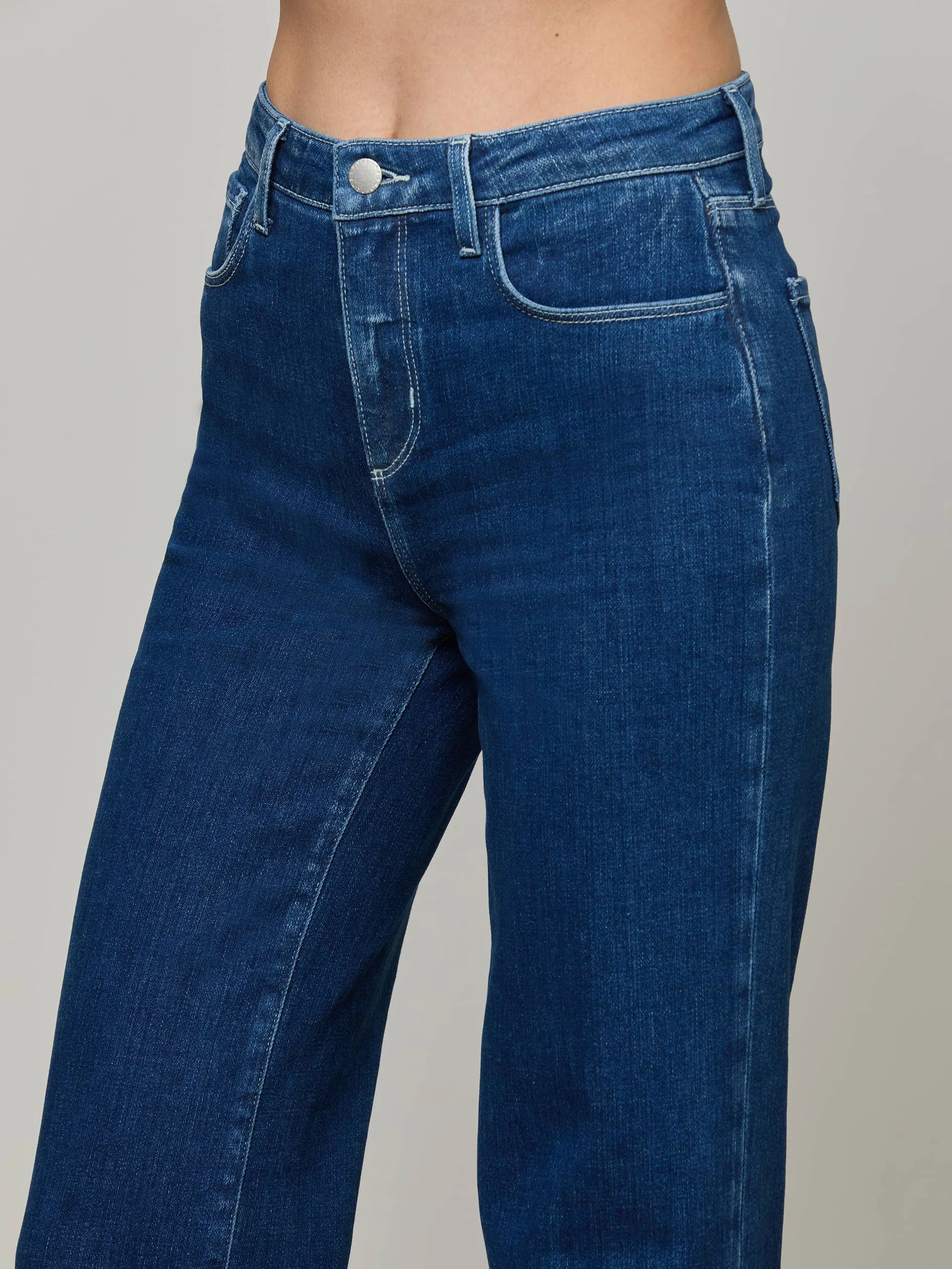 L'Agence Clayton Wide-Leg Jean - Lansing