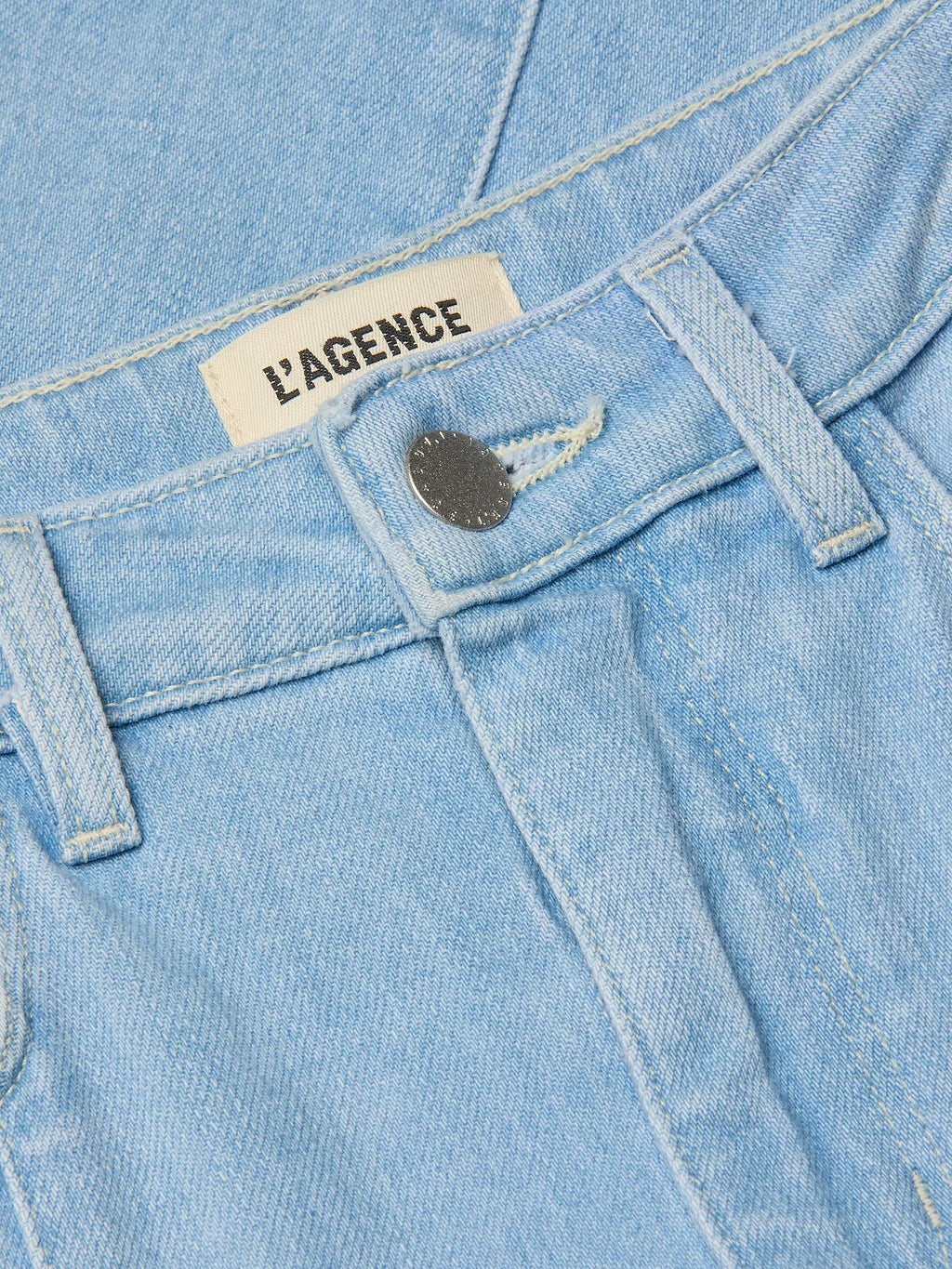 L'Agence Houston Cropped Wide-Leg Jean - Bayridge