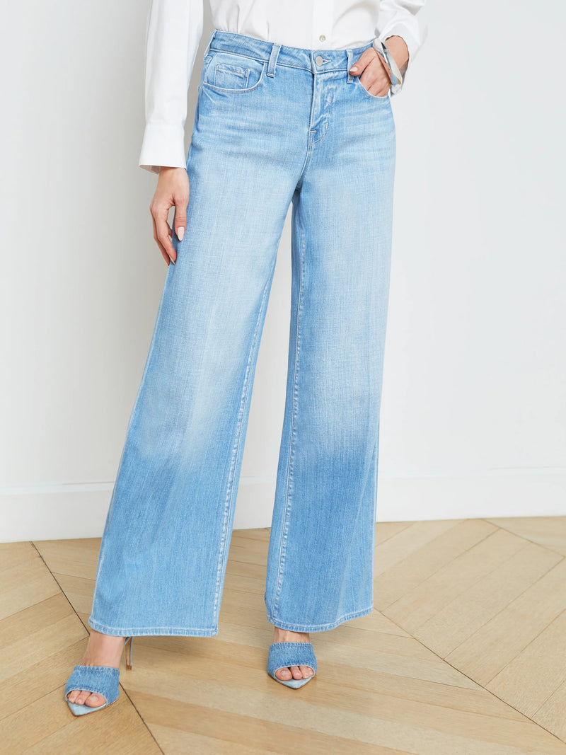 L'Agence Alicent High Rise Wide Leg Jean - Bayview