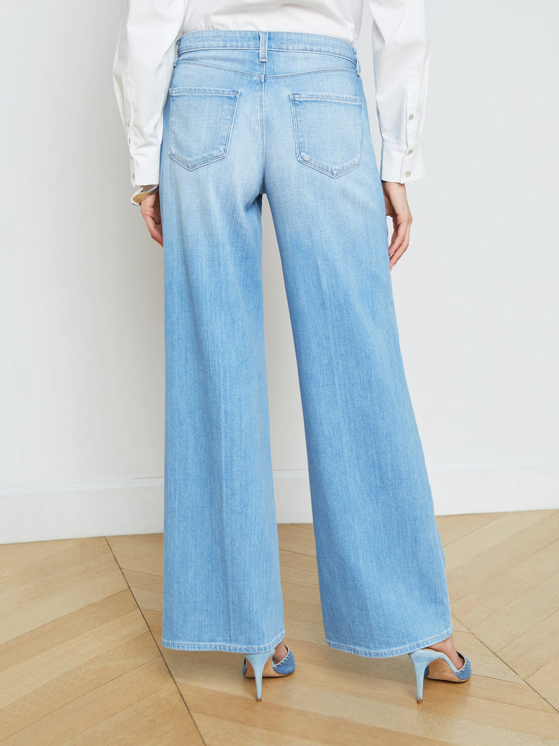L'Agence Alicent High Rise Wide Leg Jean - Bayview