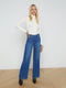 L'Agence Scottie Wide-Leg Jean in Apollo