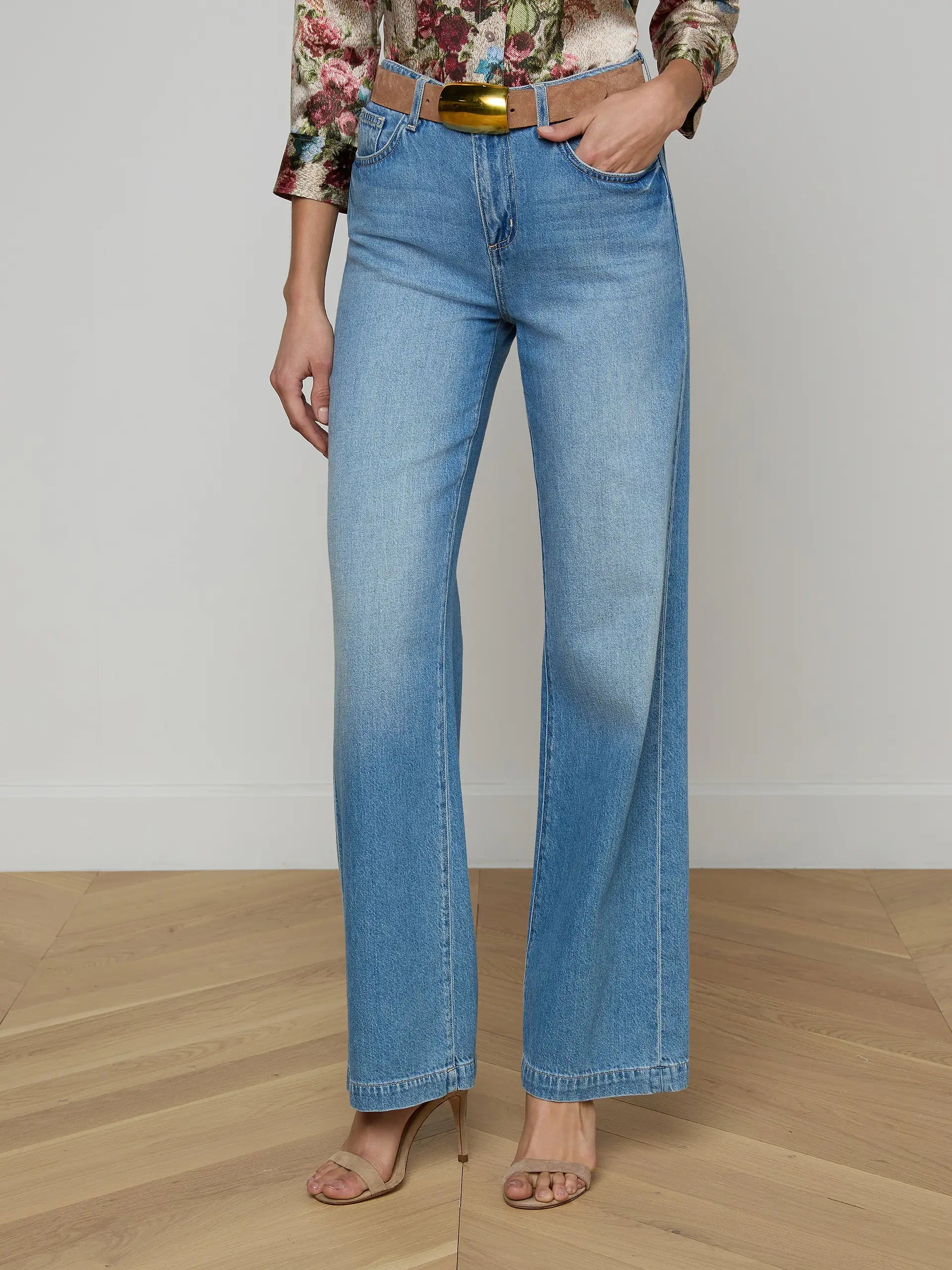 L'Agence Scottie Wide-Leg Jean - Anaheim