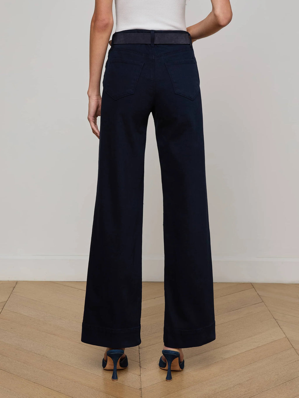 L'Agence Nolan Patch Pocket Jean - Deep Midnight