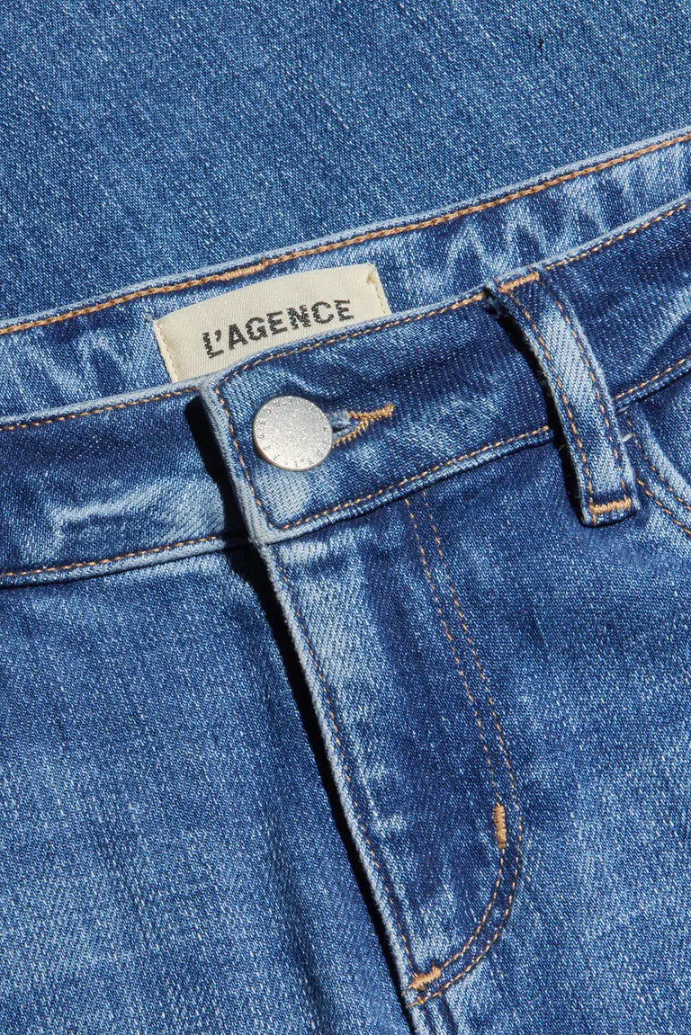L'Agence Joanne Low-Rise Wide-Leg Jean - Salinas