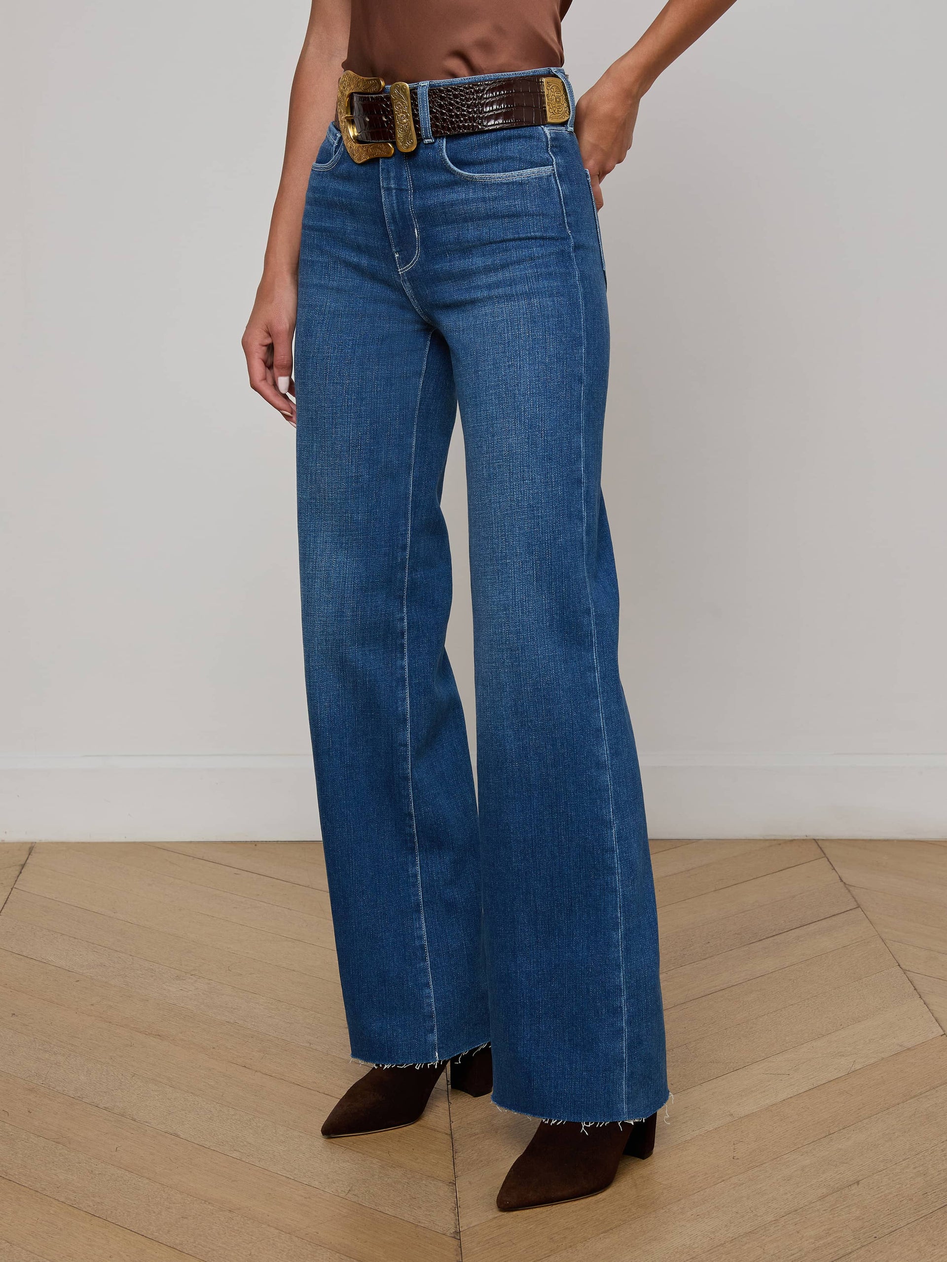 L'Agence Gwenna Wide-Leg Jean - Gage