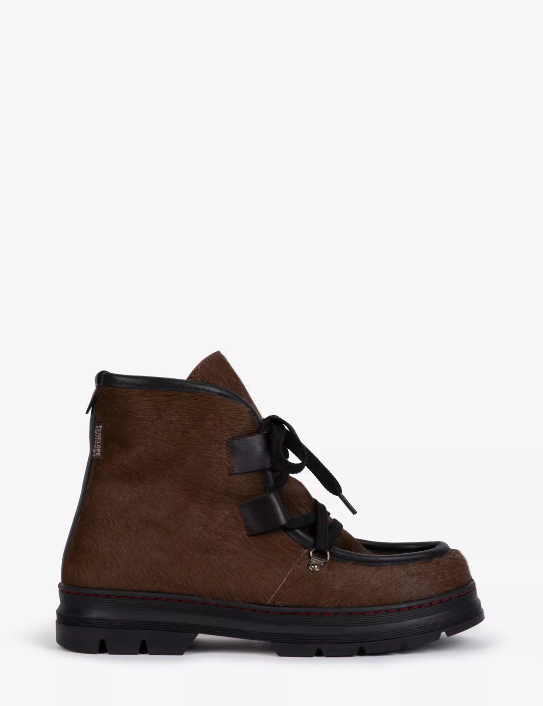 Penelope Chilvers Incredible Pony Shearling-Lined Boot Dark Oak
