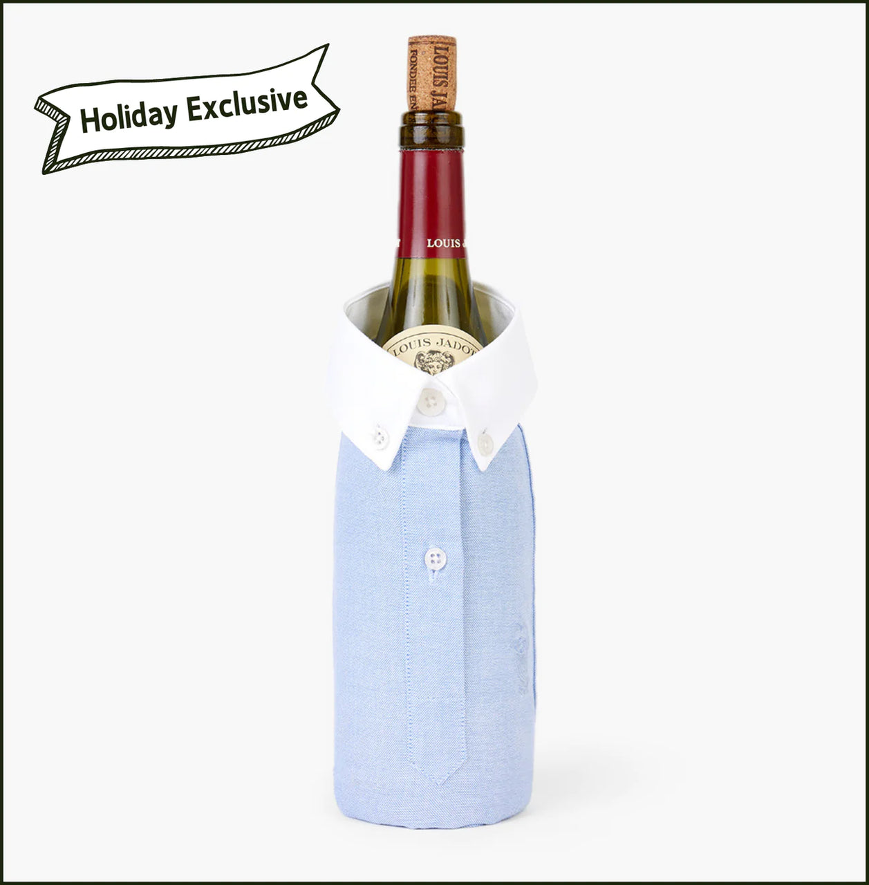 LE ALFRÉ Contrast Collar Oxford Shirt (Limited Edition Wine Cover)