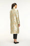 Staud Antoinette Coat Metallic Bloom