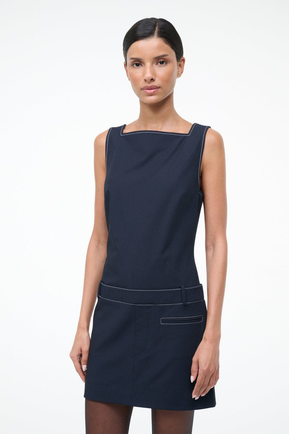 Staud Skyla Dress - Navy