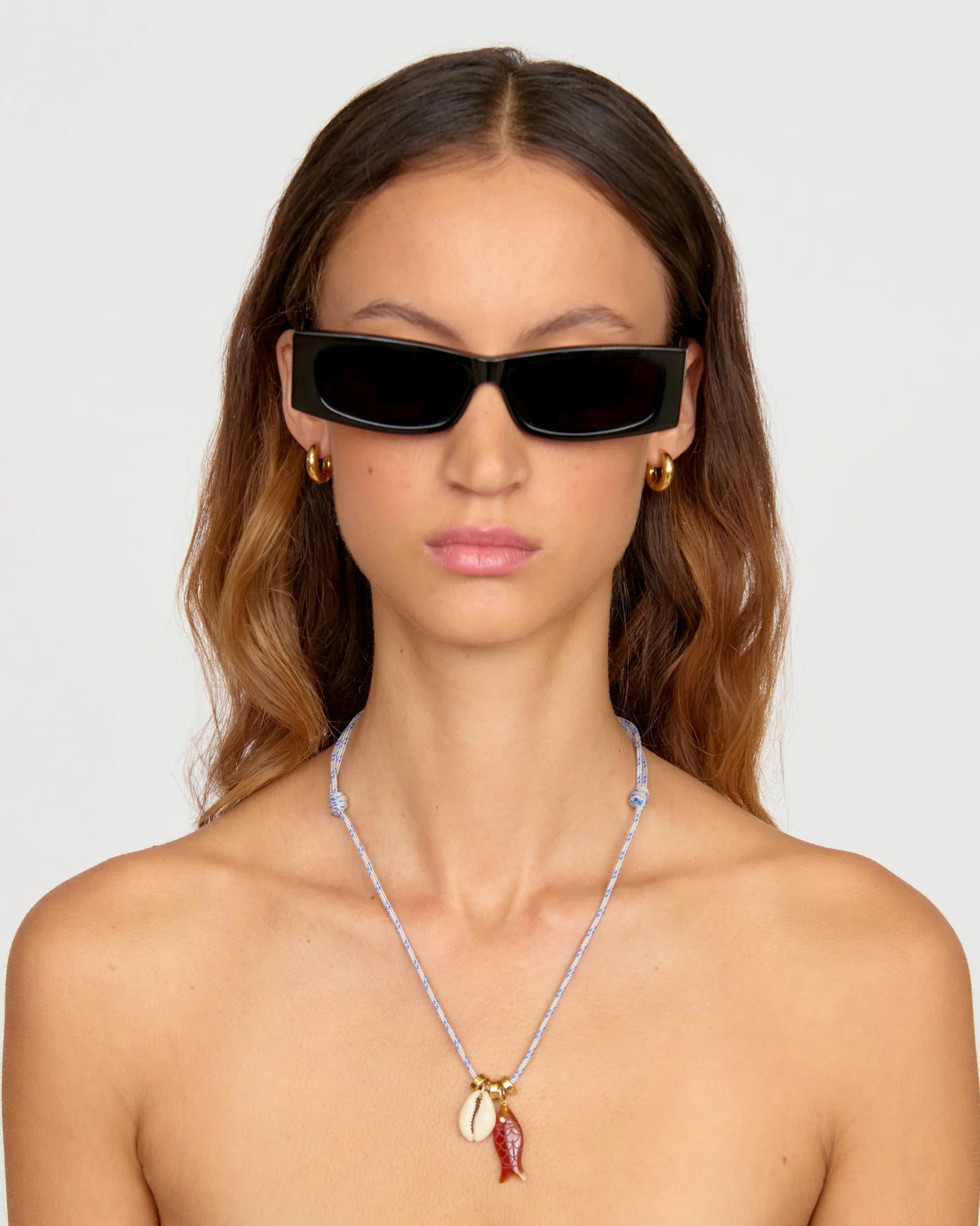 Eliou Snapper Necklace - Blue
