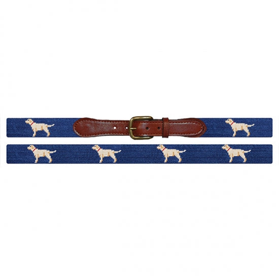 Smathers & Branson Yellow Lab Needlepoint Belt