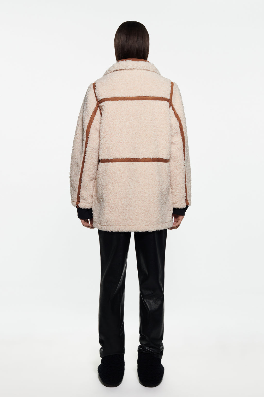 Stand Studio Chloe Jacket - Off White/Tan