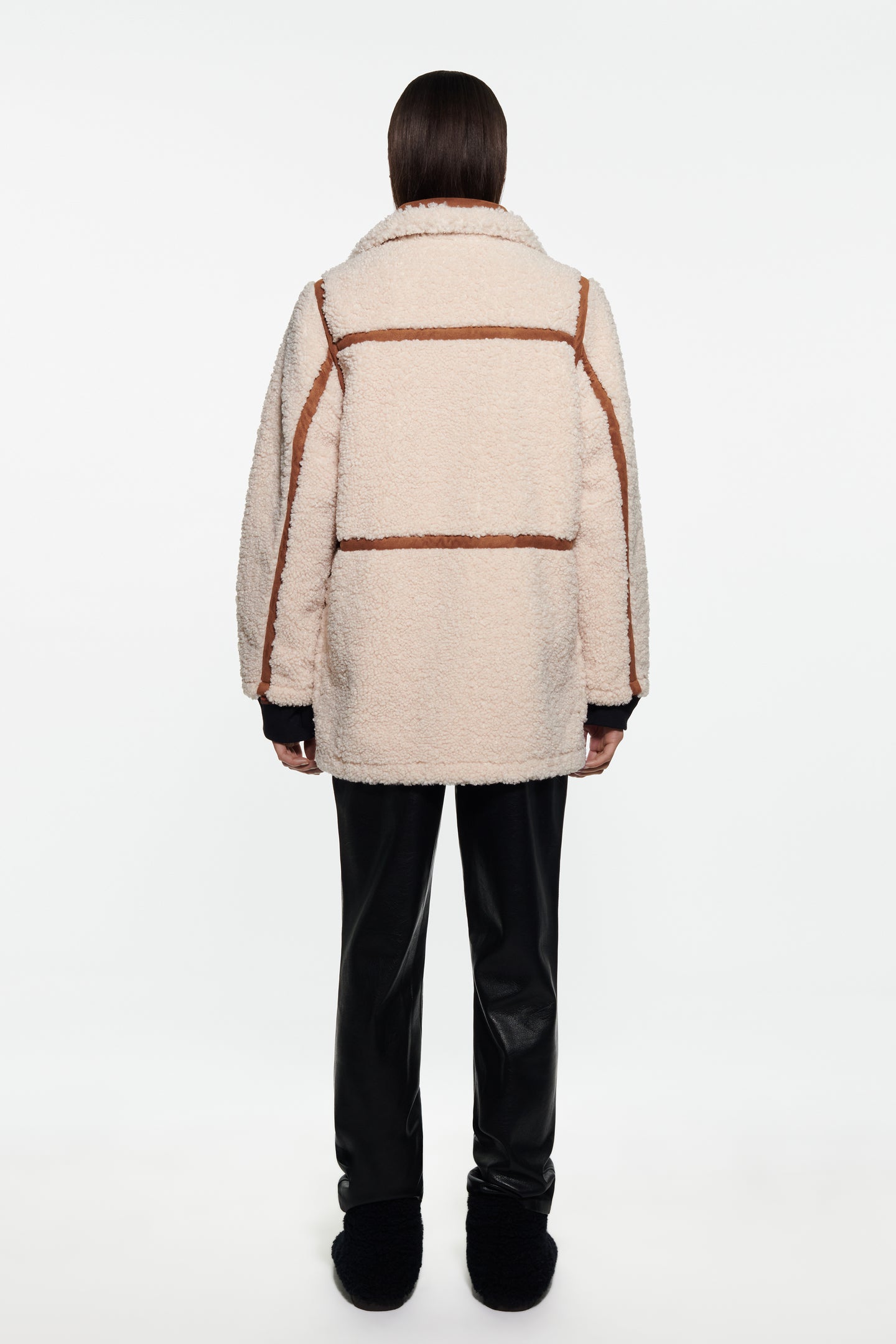 Stand Studio Chloe Jacket - Off White/Tan