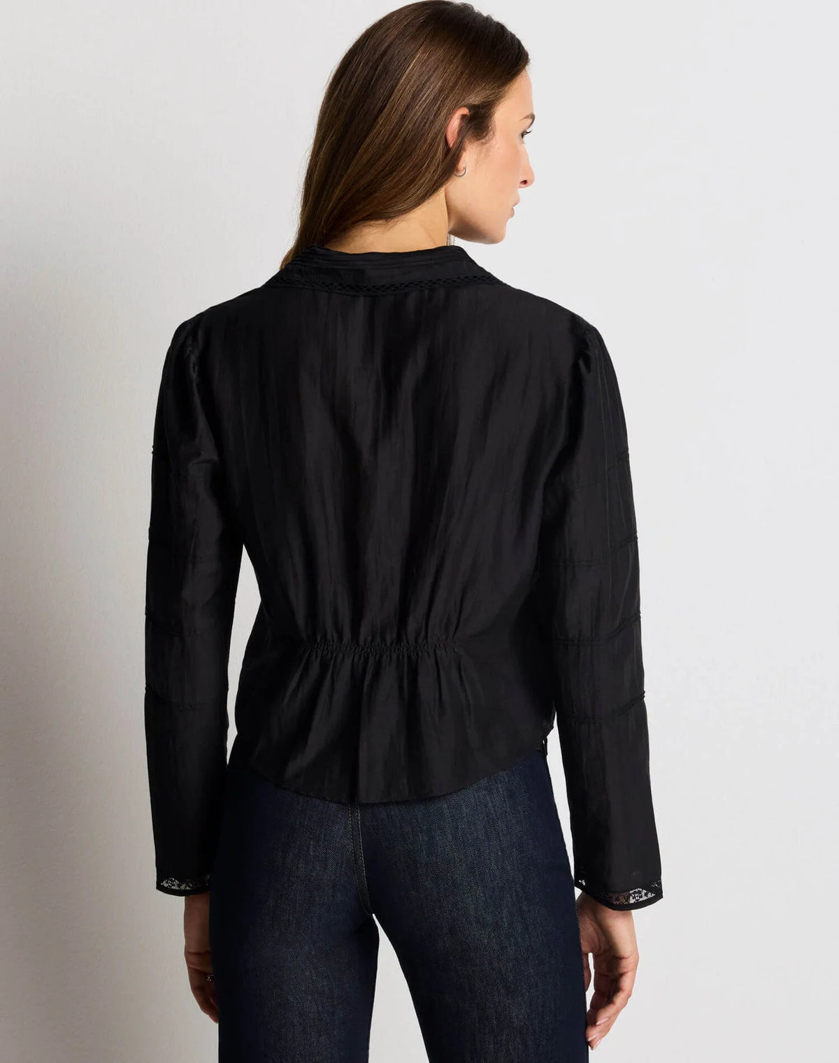 Re/Done Addie Blouse - Black