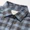 Billy Reid Melange Plaid Cypress Shirt -  Grey Melange