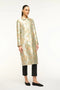 Staud Antoinette Coat Metallic Bloom