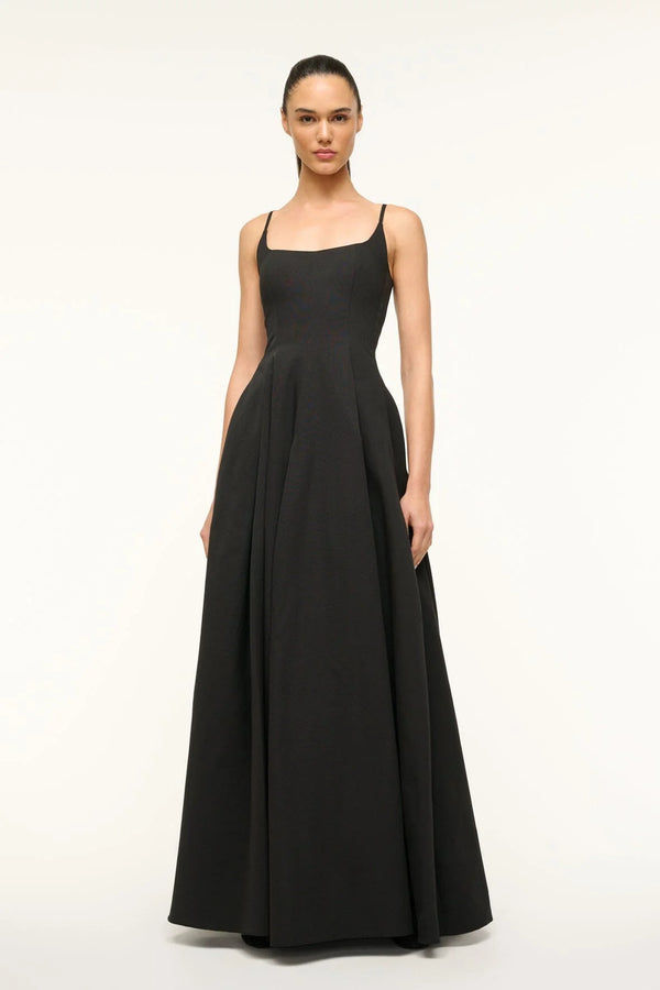 Staud Joy Maxi Dress  - Black