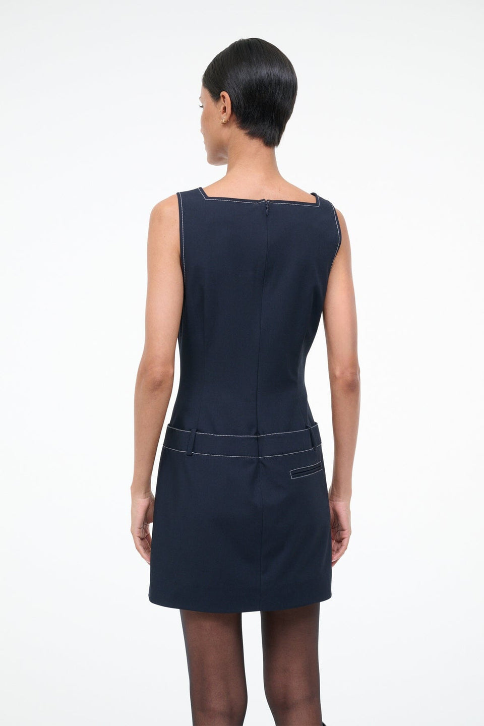 Staud Skyla Dress - Navy