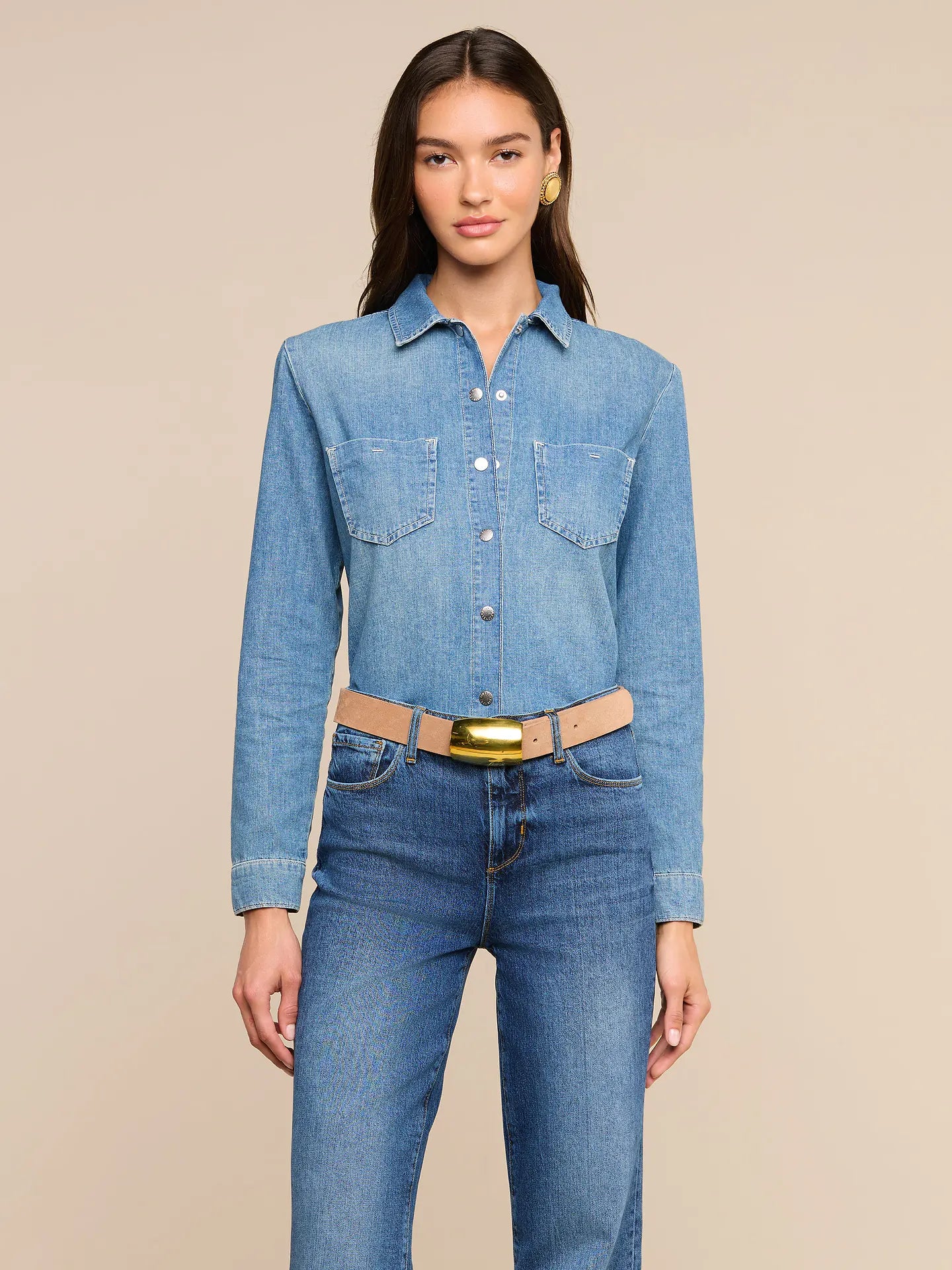 L'Agence Isla Shirt - Saratoga