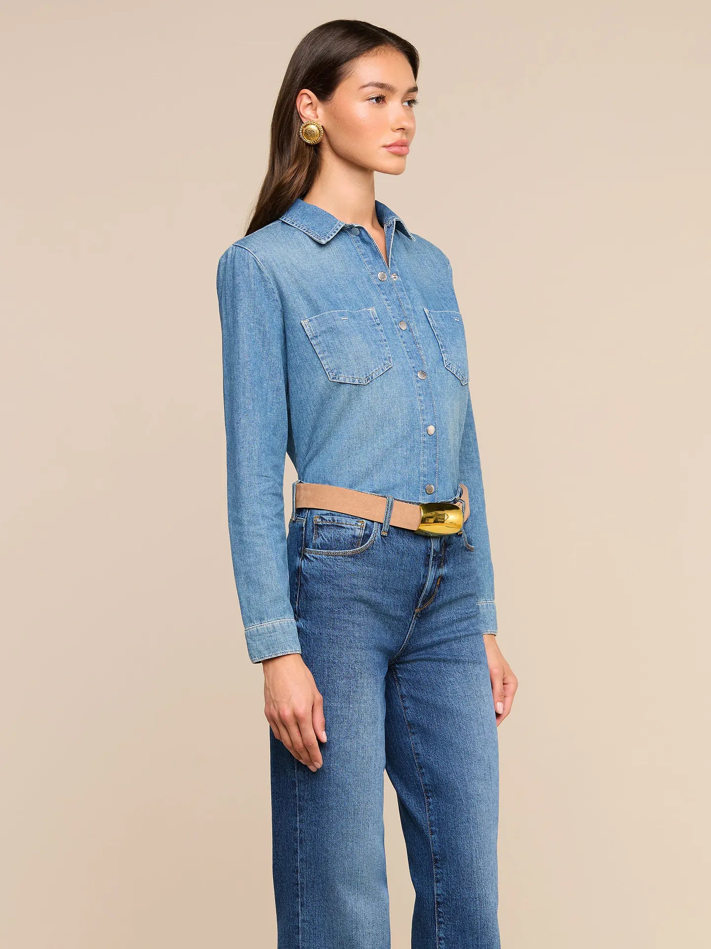 L'Agence Isla Shirt - Saratoga