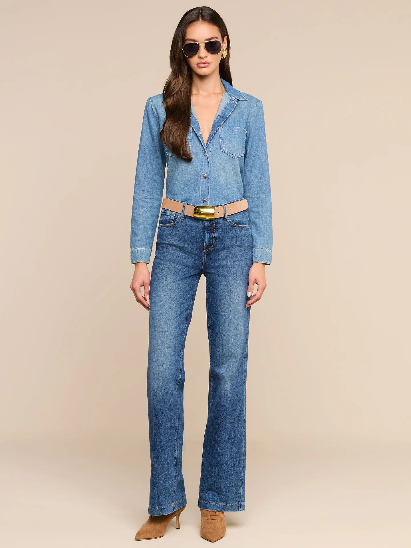 L'Agence Isla Shirt - Saratoga