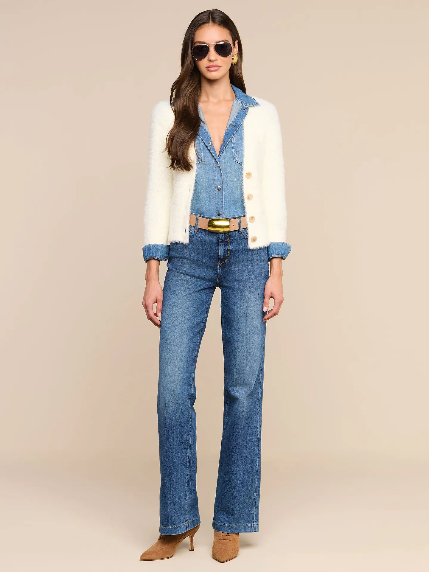 L'Agence Isla Shirt - Saratoga