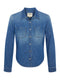 L'Agence Isla Denim Shirt in Anvil