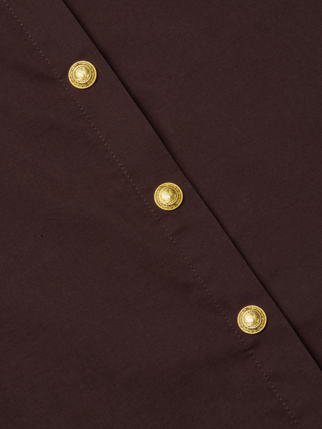 L'Agence Ellery Poplin Shirt - Coffee Bean