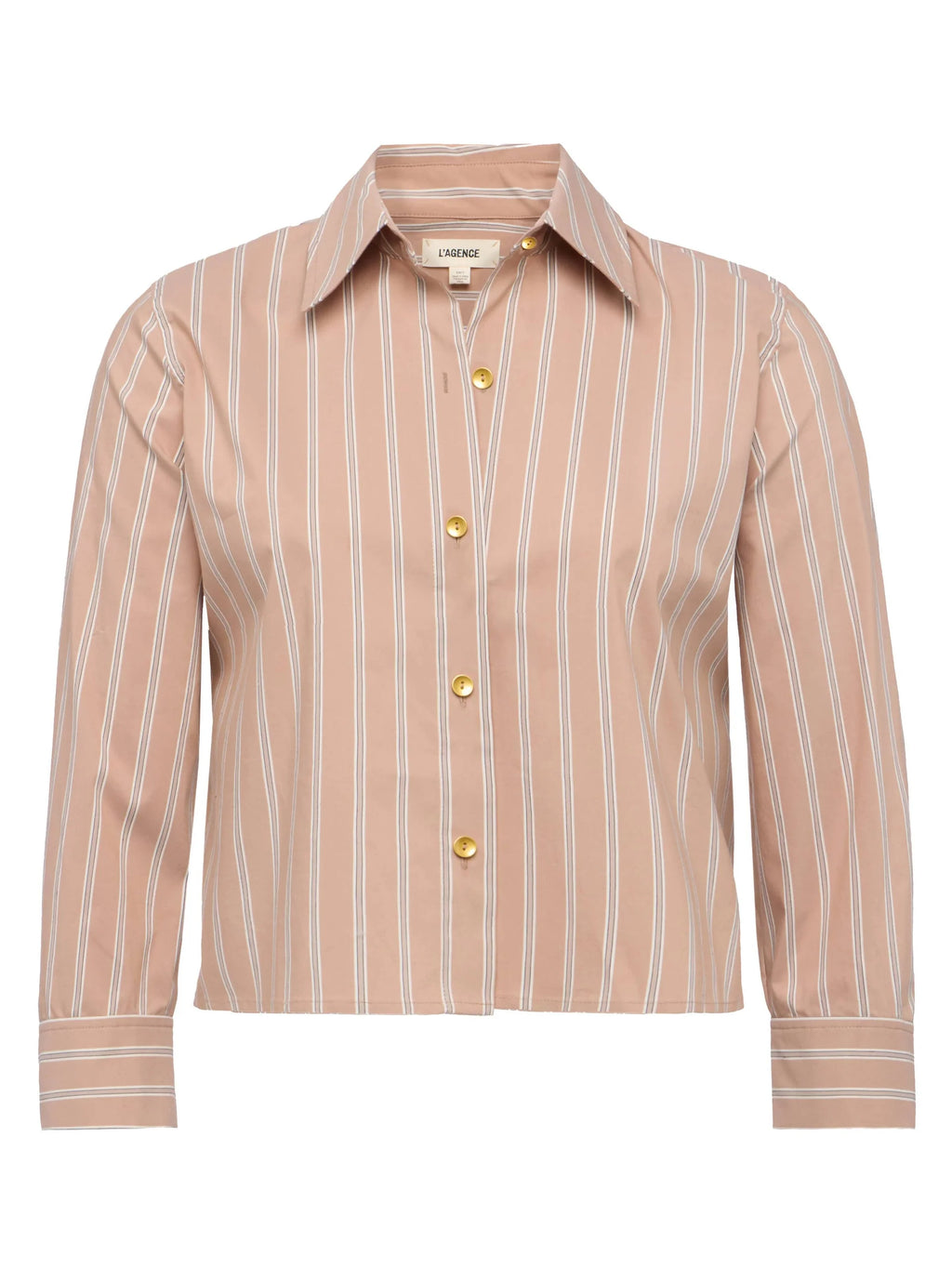 L'Agence awn Western Card Print Shirt