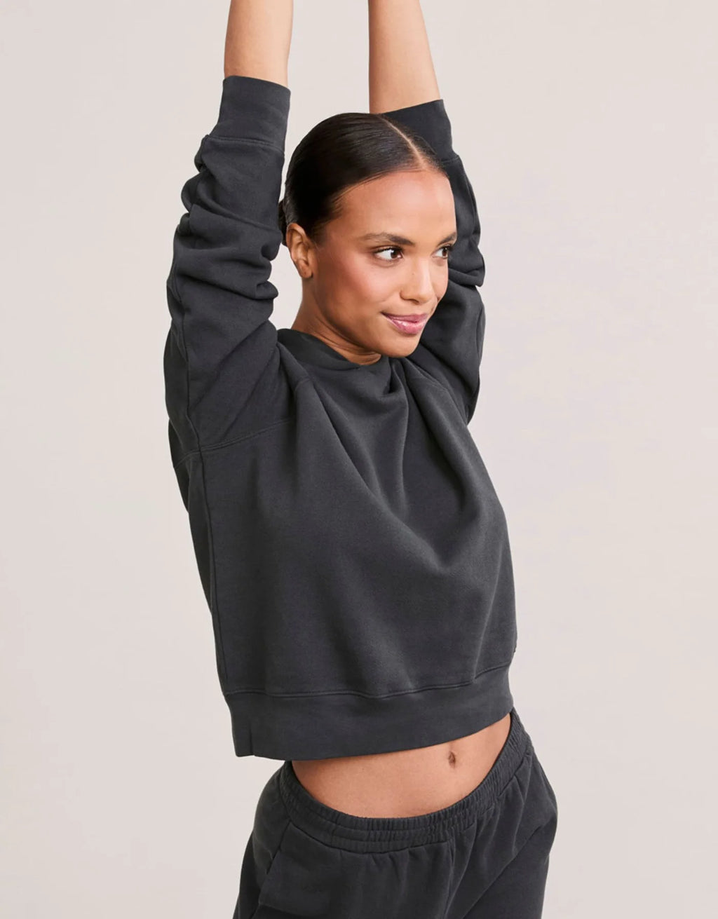 Maison Wheat Princeton Hoodie - Washed Black