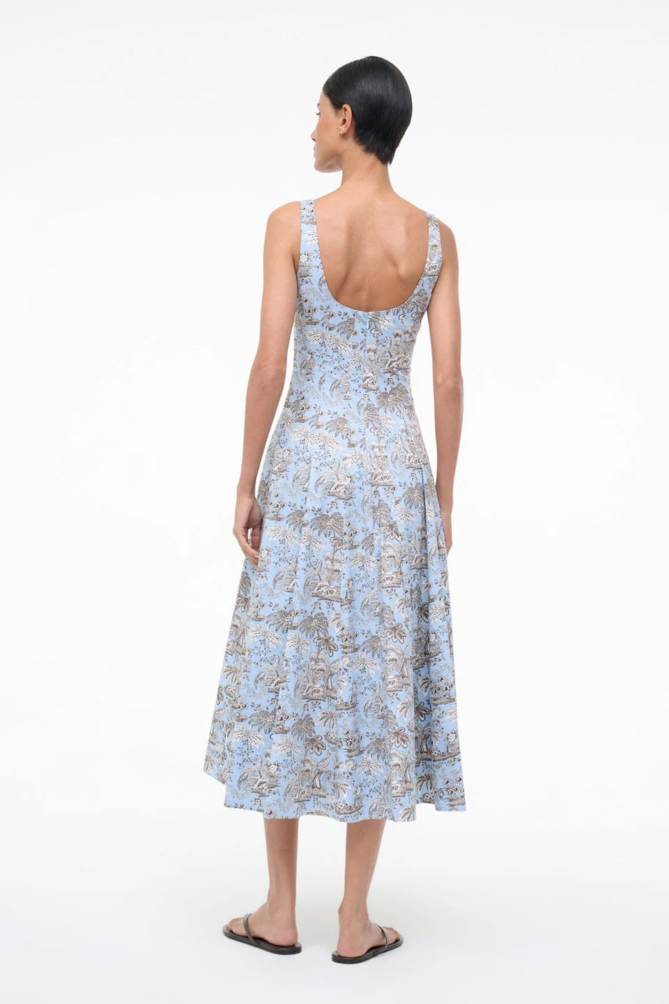 Staud Wells Dress - Sky Toile