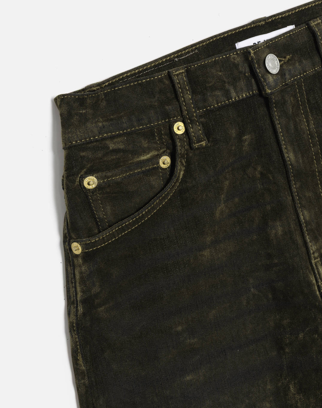 Re/Done The Blondie - Olive Branch Flocked