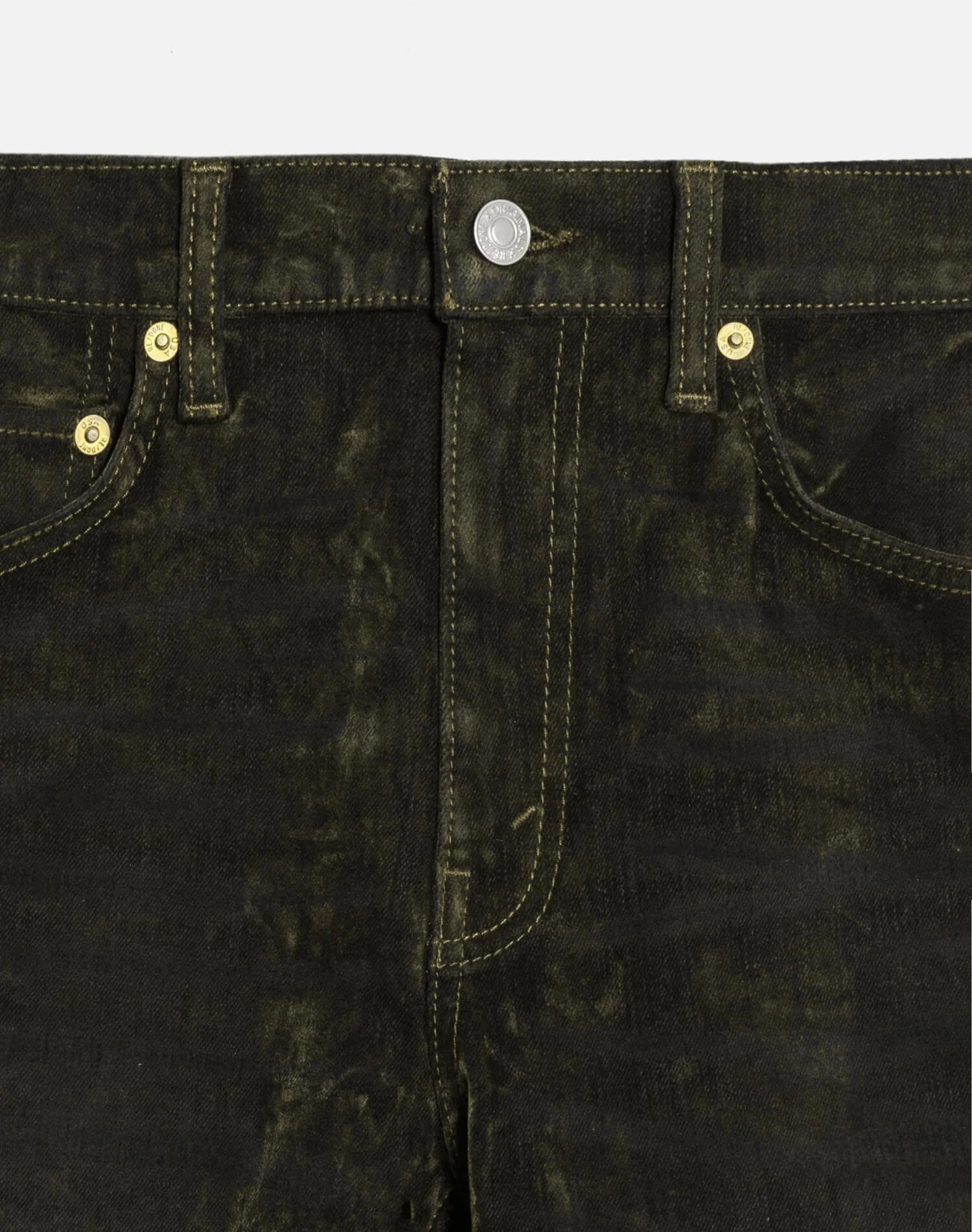 Re/Done The Blondie - Olive Branch Flocked